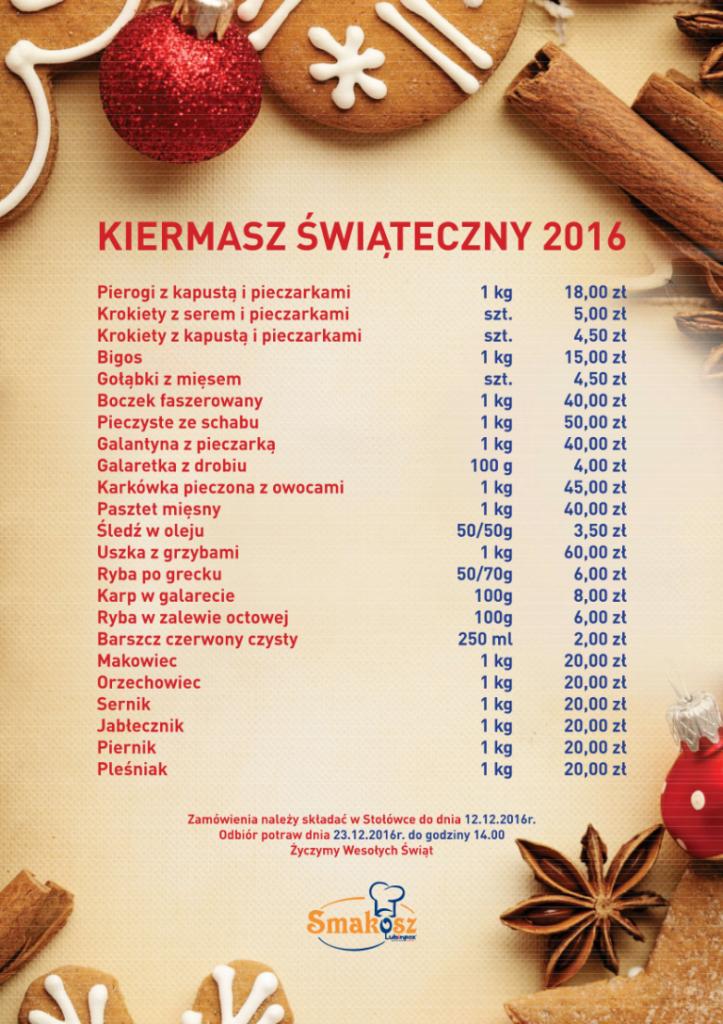 KIERMASZ ŚWIĄTECZNY 2016